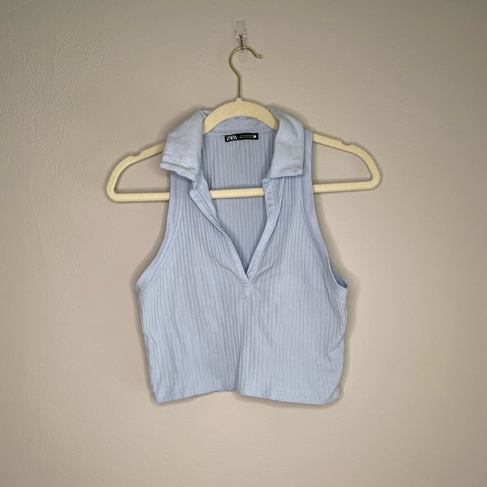 Zara Collared Top